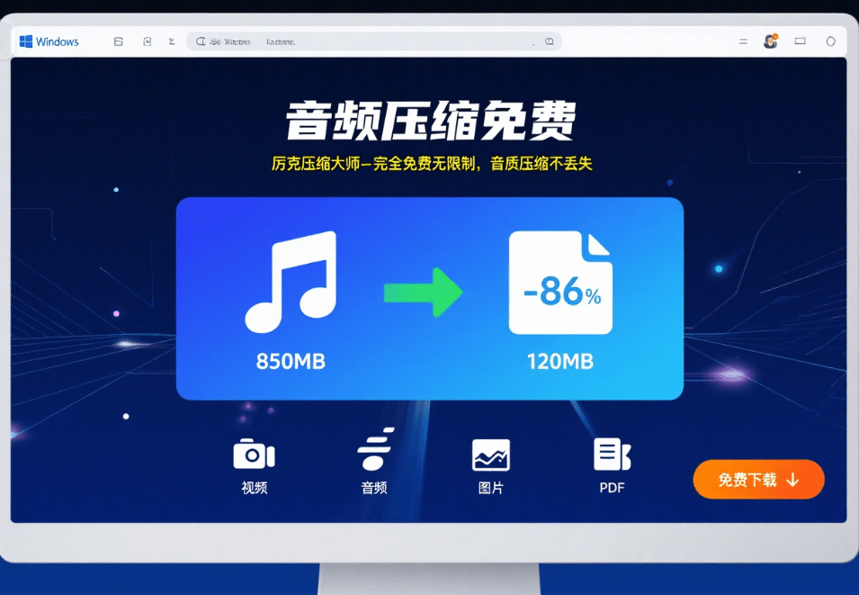 free audio file compress software