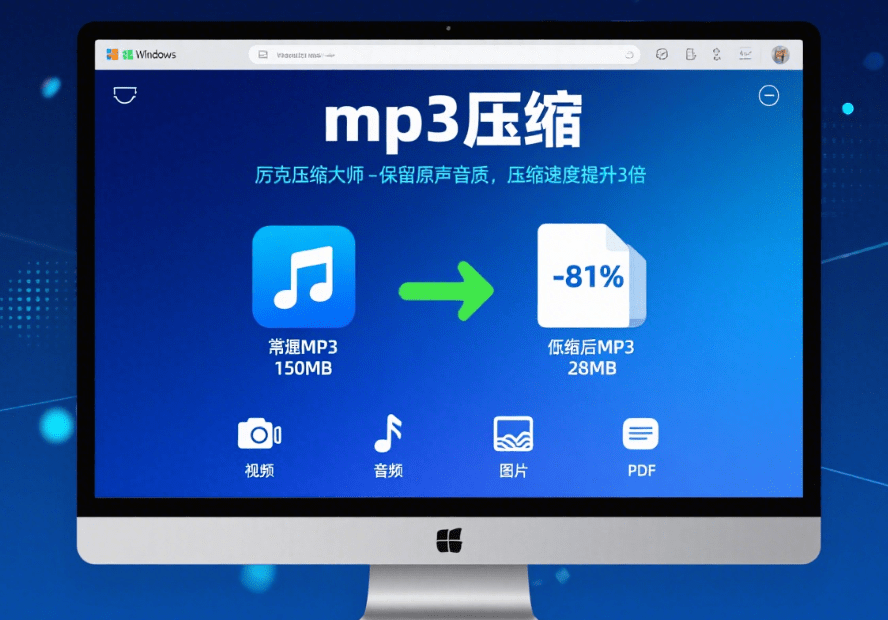 how to compress mp3 file on computer
