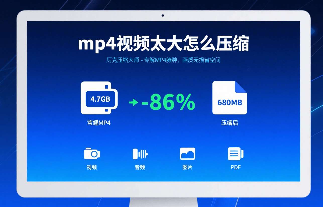 how to compress mp4 file when it is too large