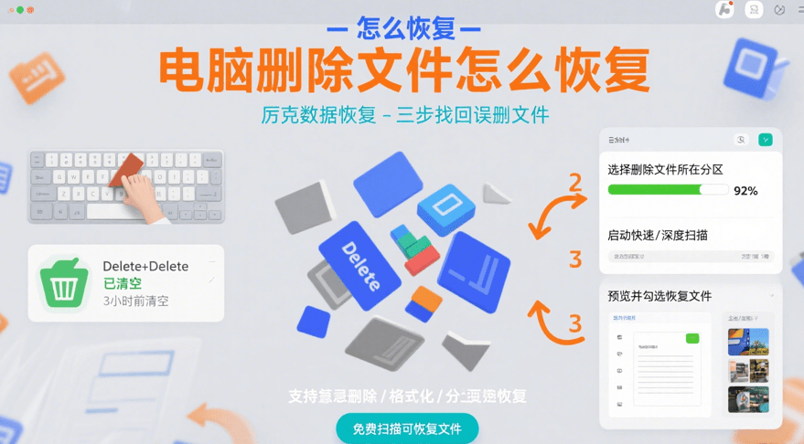 how to recover the deleted files from computer
