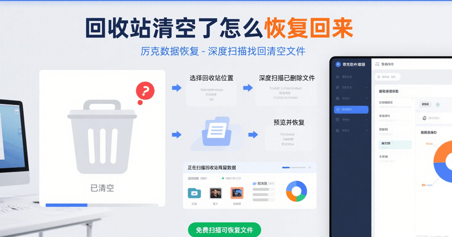 how to recover the deleted files from the empty trash can