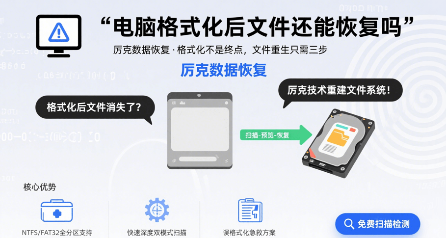 how to recover data from formatted computer