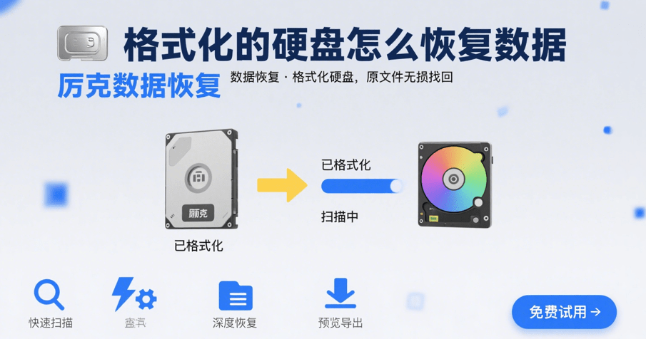 how to recover deleted data from formatted hard drive
