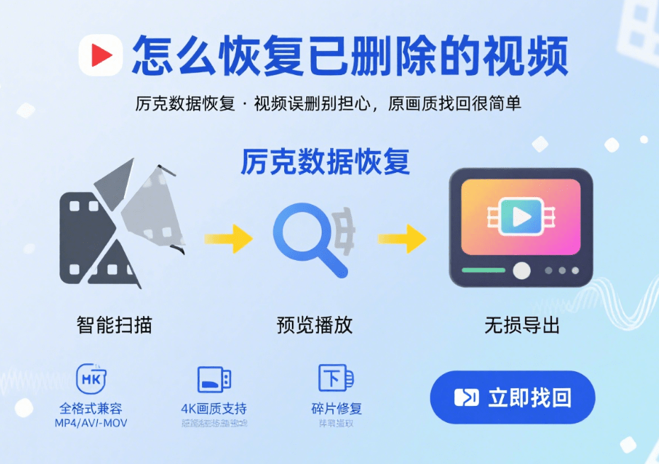 how to recover deleted video on computer