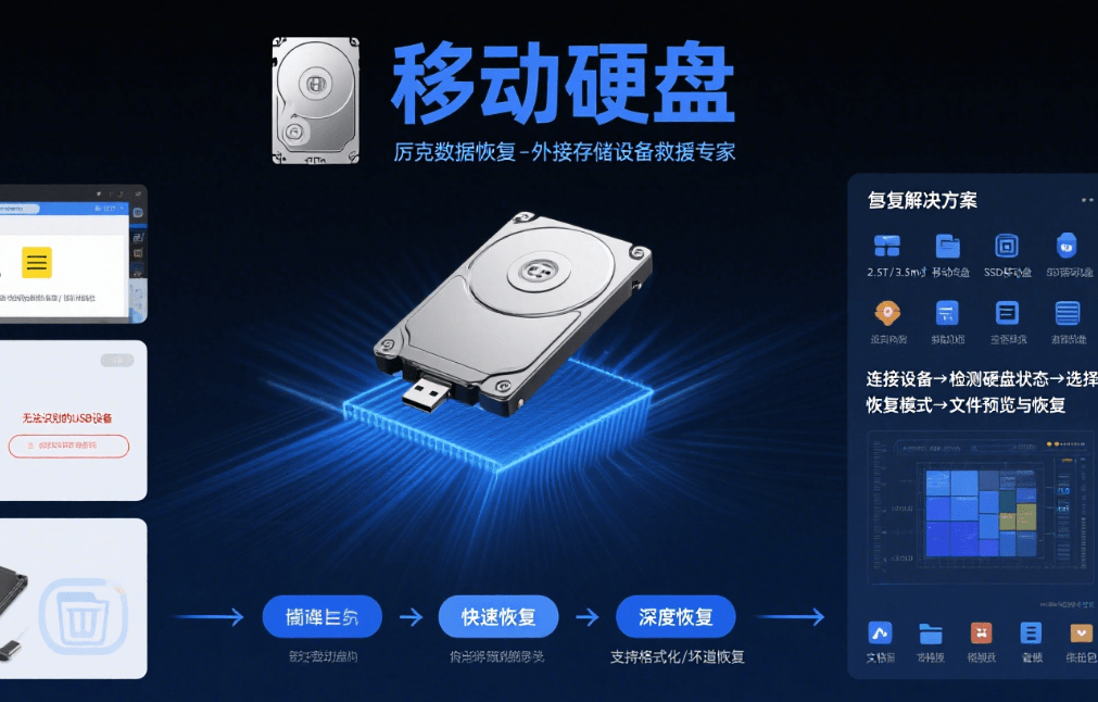 how to recover the files from portable hard drive