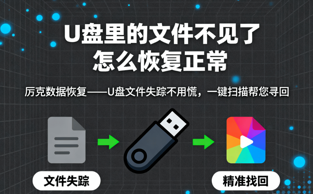 how to recover the lost files from usb