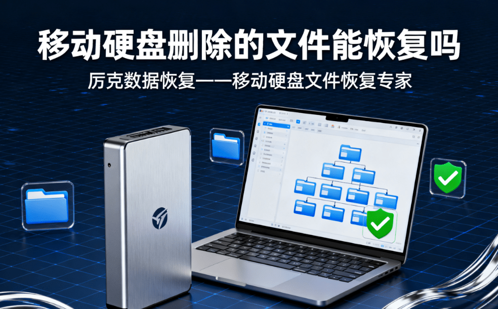 can the deleted files in portable hard drive be restored