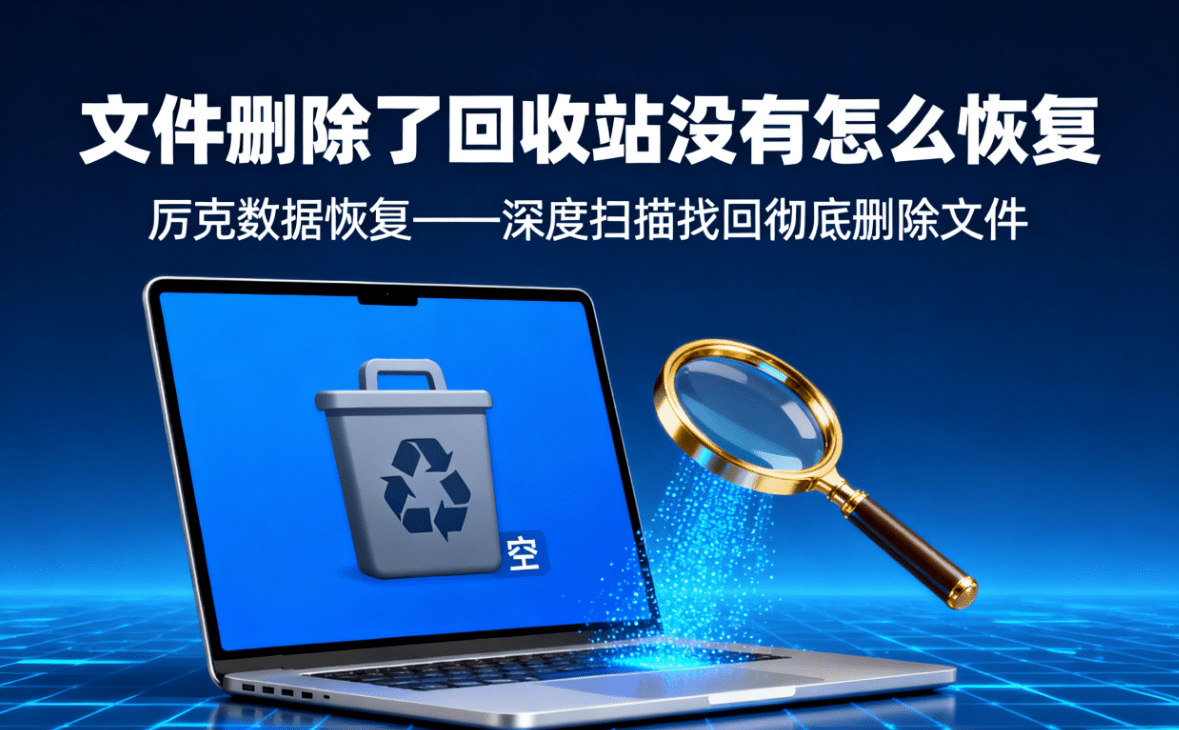 how to recover the lost files from empty trash can