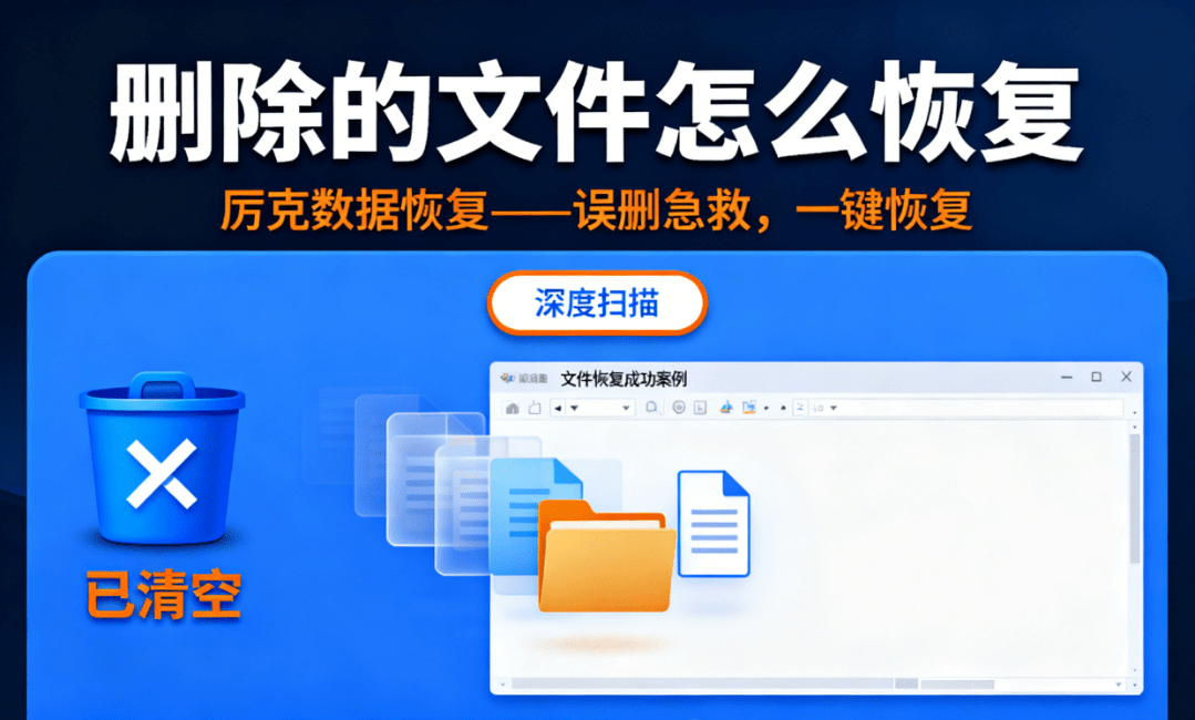 how to restore the deleted files on computer