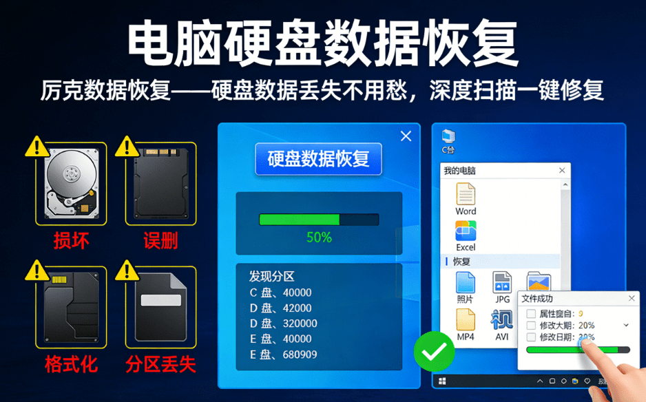 data recovery for computer hard disk