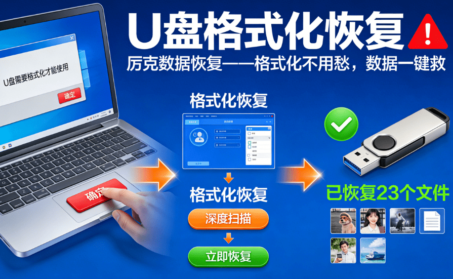 data recovery for formatted usb