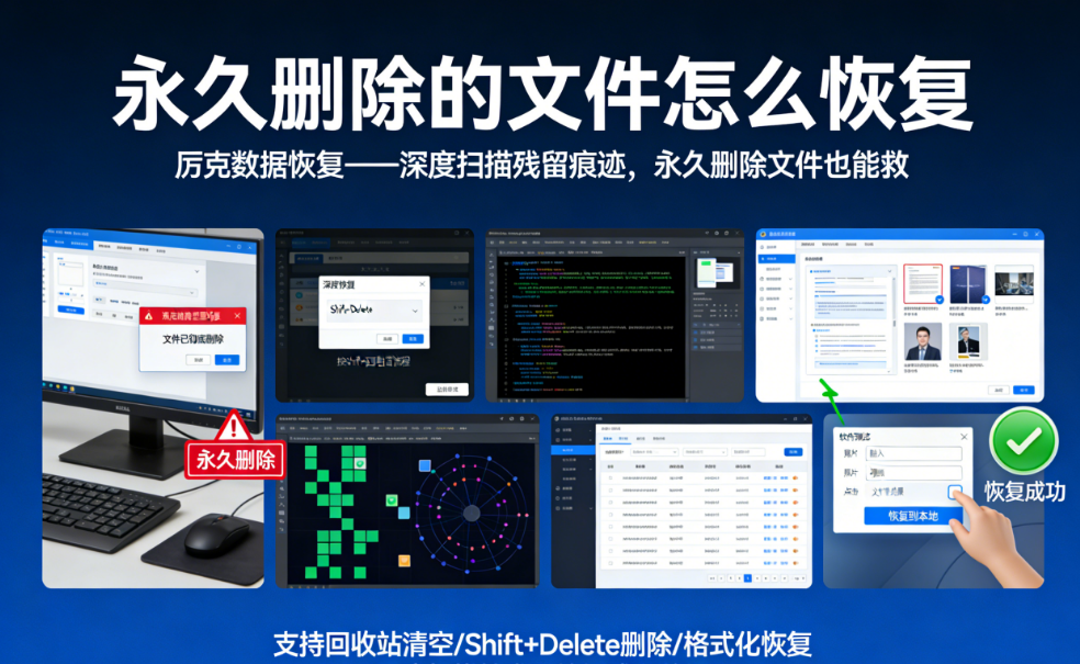 how to recover the deleted files forever