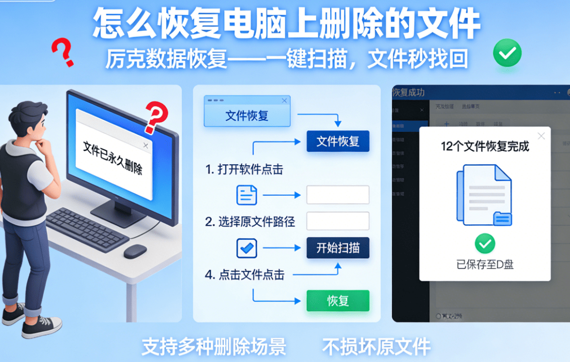 how to recover the deleted files from the computer