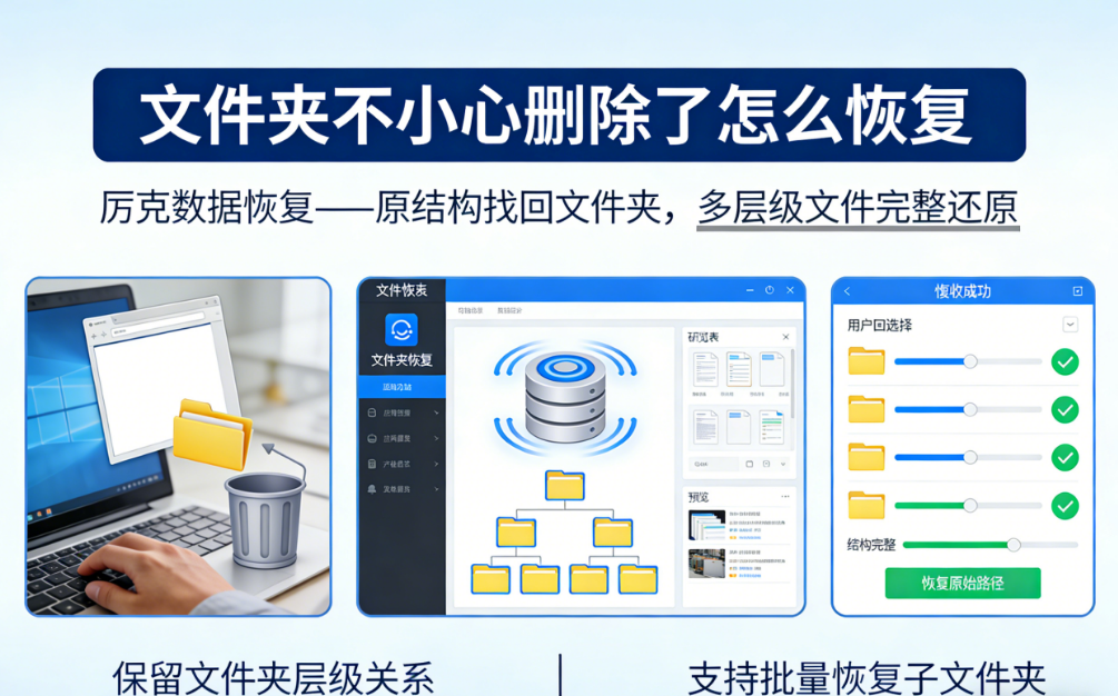 how to recover the deleted folder