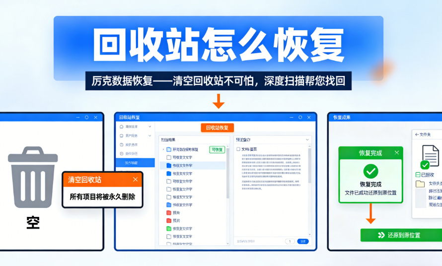 how to recover the trash can
