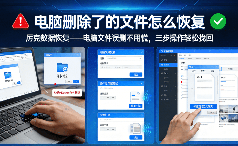 how to restore the deleted computer files