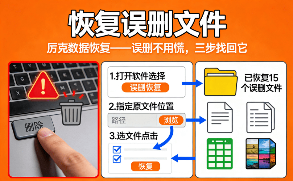 restore the deleted computer files