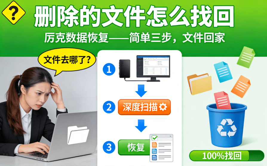 the way to get back the deleted files