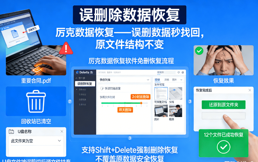 how to recover deleted data by accident quickly