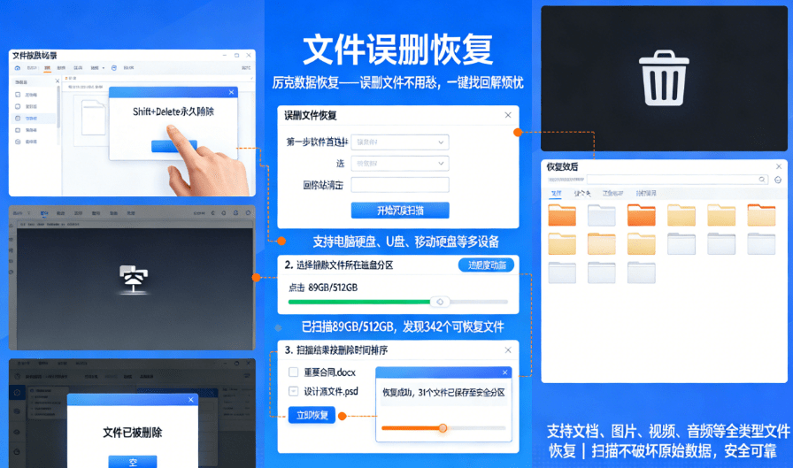 recover deleted files on computer by accident