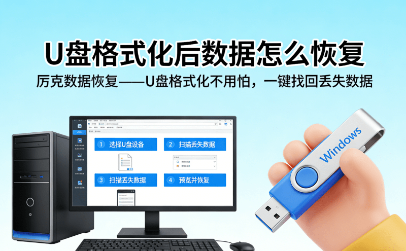 how to recover data from formatted usb