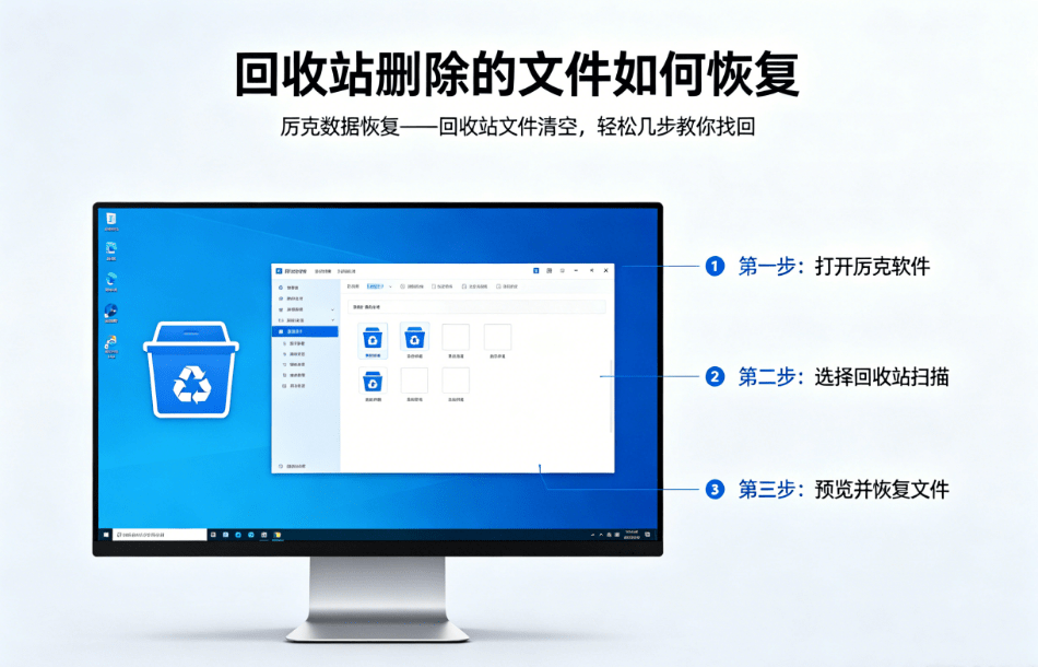 how to recover the deleted files in computer trash can