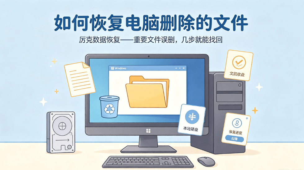 how to recover the deleted files of the computer