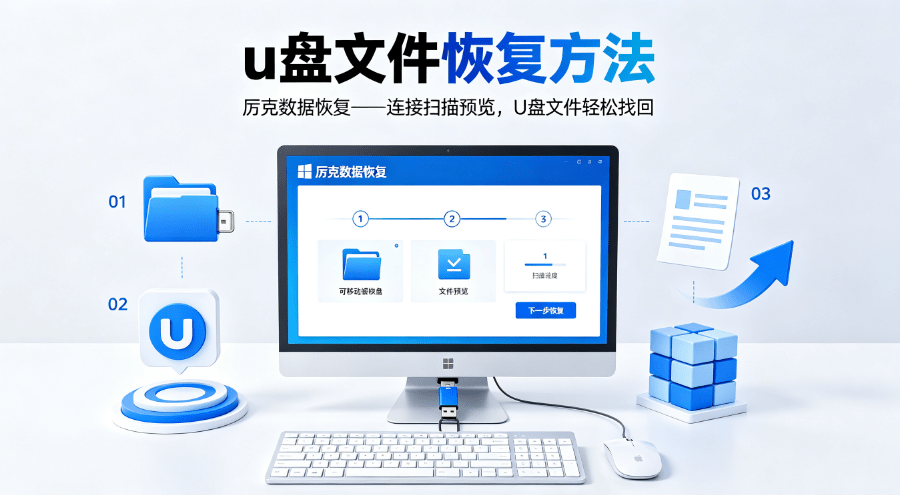 the way to recover files from usb
